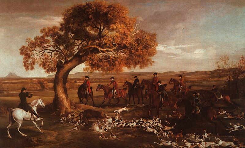 George Stubbs The Grosvenor Hunt oil painting image